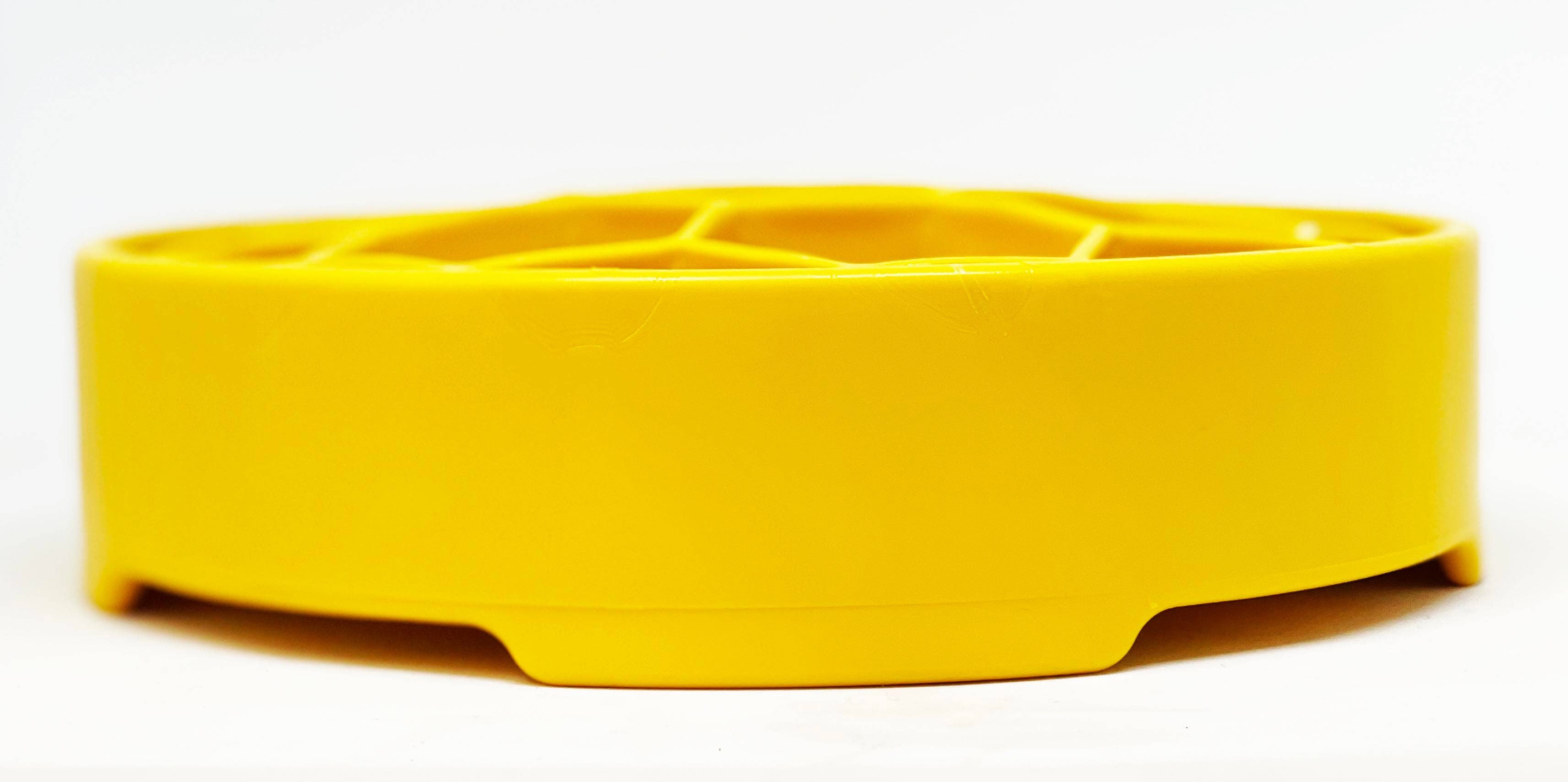SodaPup Dog Toys - Honeycomb Design eBowl Enrichment Slow Feeder Bowl for Dogs: Blue